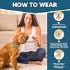 Collar antipulgas para perros, collar natural contra pulgas y garrapatas, protección de 8 meses, tamaño ajustable, 2 unidades 5