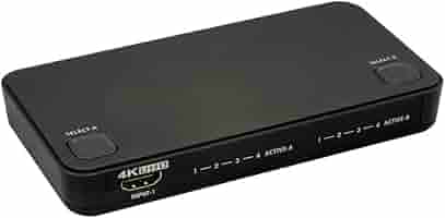 未使用品 4K HDMIマトリックススイッチ RS-HSDW424-4K Amazon | ラトックシステム 4K60Hz対応 4入力2出力 HDMI