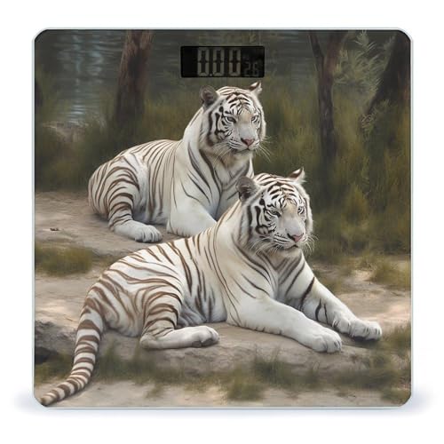 Báscula Digital de Baño Capacidad 400 lb Pantalla LCD miniatura 1