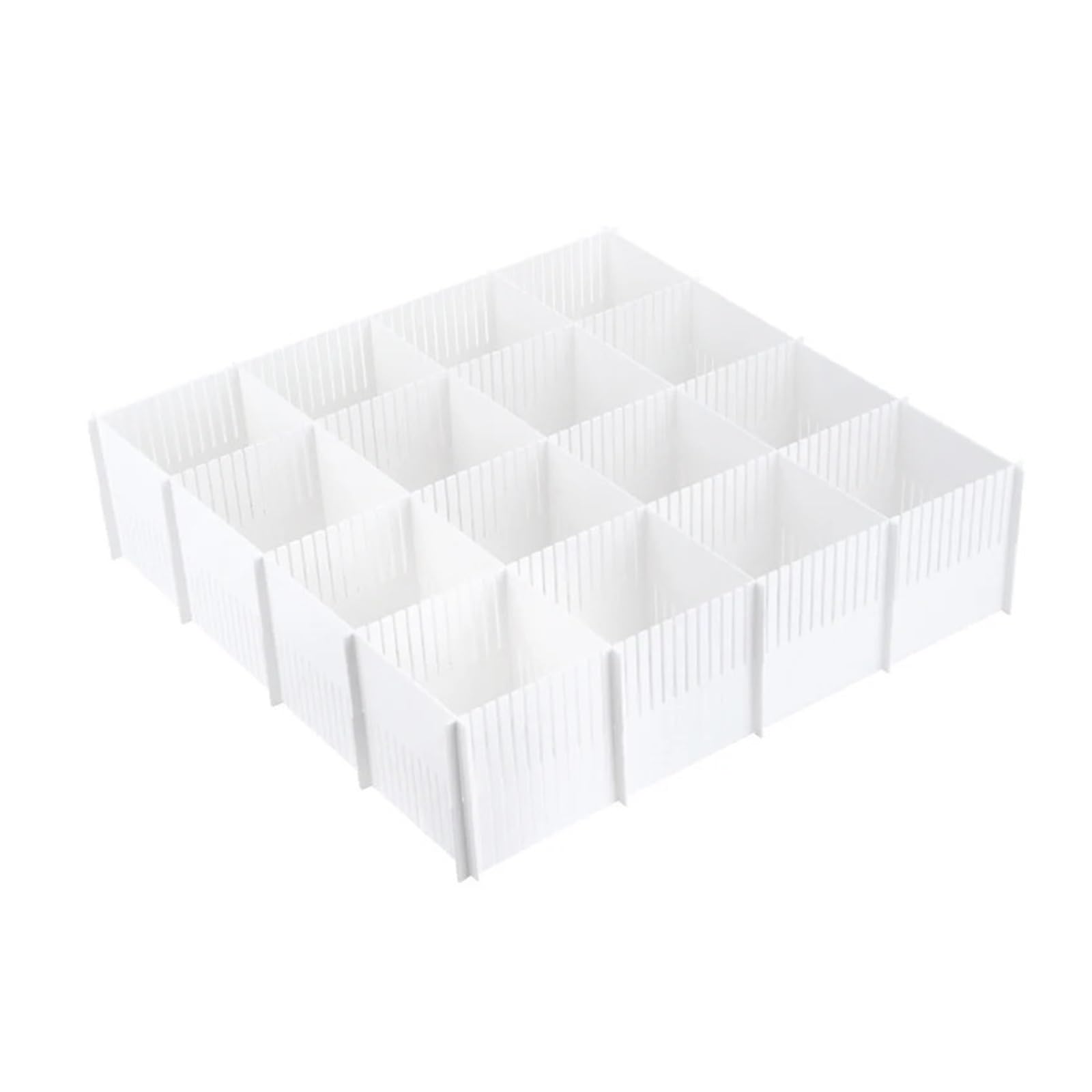 Fjoadnvm White Drawer Dividers Diy Adjustable Drawer Dividers Combination Partition Board Space-Saving Wardrobe Closet Separator For Underwear Socks
