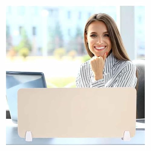 Removable Desk Dividers with 2 Clips Privacy Partitions for Classrooms Office Desk Screens Ideal for Teachers' Supplies and Collaborative Workspaces.