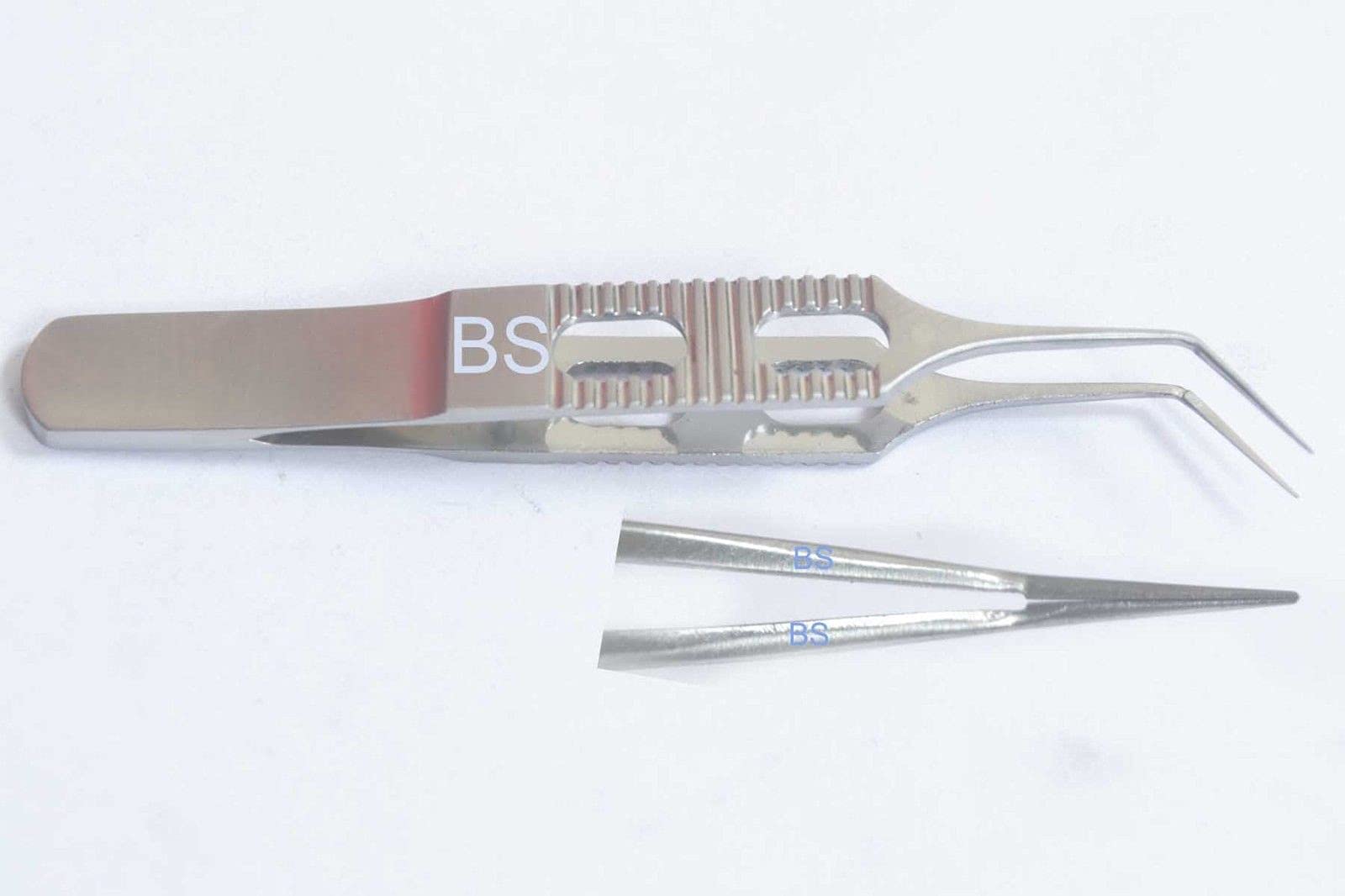 kelman McPherson forcep angled10mm shaft with tying platform overall length 85m