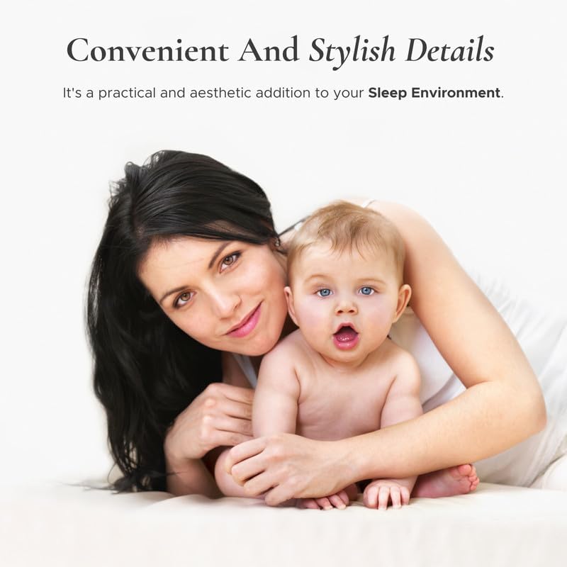 Miniatura 5 de Sleep & Beyond Funda de colchón 100% algodón orgánico para todas las estaciones, protector de colchón suave, transpirable e impermeable, viene con