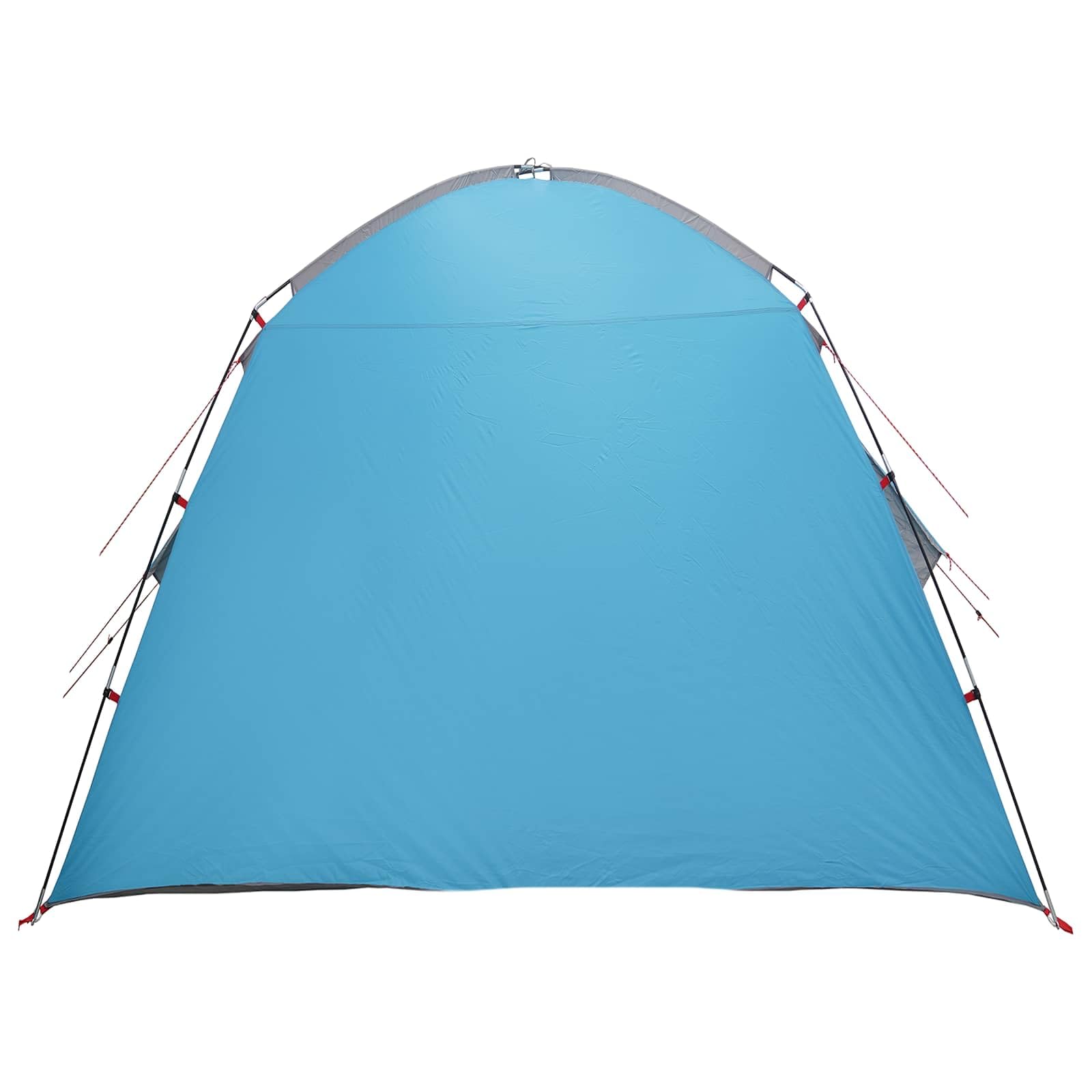 Hütten Zelt mit Dach blau 210 x 210 x 138 cm aus Polyester, wasserdichtes Kabinenzelt für Camping wandern Trekking, faltbar für Familie Outdoor Events