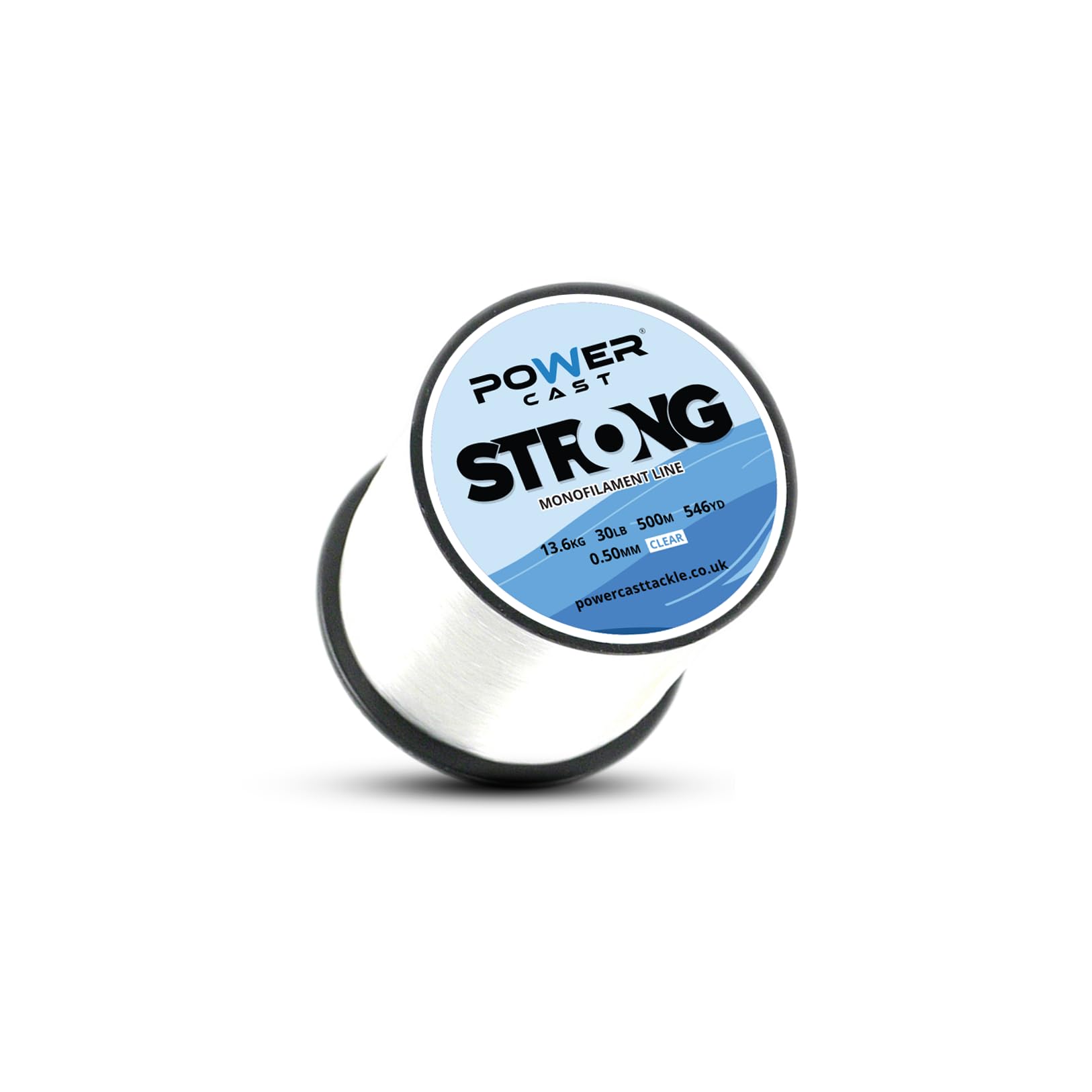 Strong Monofilament Fishing Line (Clear, 13.6kg/30lb - 500m/546yd - 0.50mm)