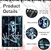 LOMIMOS Halloween Horror Curtain Background,Halloween Window Covers Creepy Backdrop Props for Adults Movies Photobooth Indoor Outdoor Party Decors