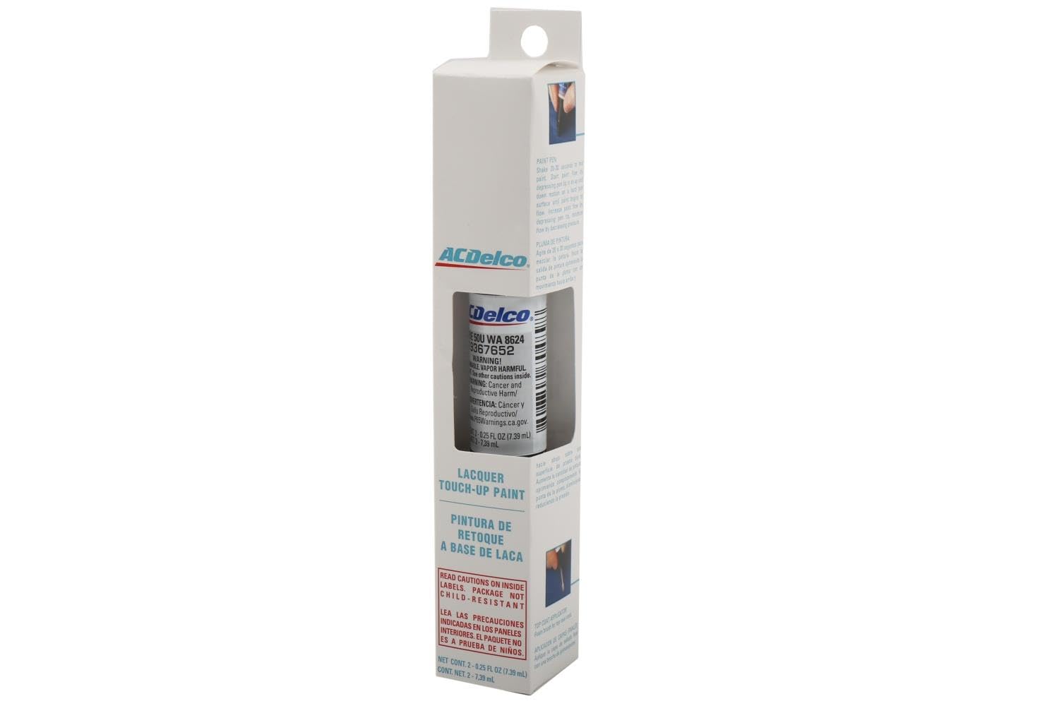 ACDelco 19328527 Summit White (WA8624) Four-In-One Touch-Up Paint - .5 oz Pen