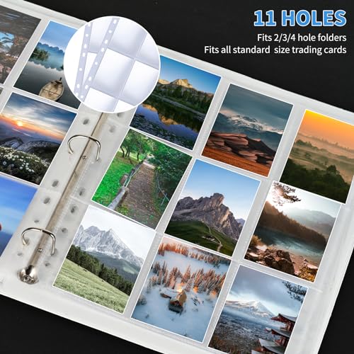 Fundas de cartas anticaída con 9 Pocket Pages y 400 páginas protectoras 5
