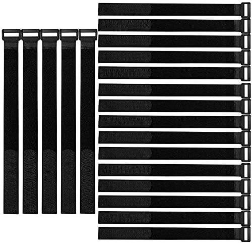 70 Stück Klettkabelbinder 15cm - Wiederverwendbare Kabelbinder Aus Nylon