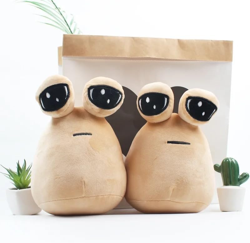 Pou Plush Doll, Cute Plush Alien Toy, Emotional Expression