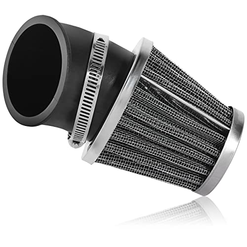 QAZAKY Limpador de filtro de ar de 48 mm 49 mm 50 mm 1,8 polegadas ângulo para 50cc-90cc 110cc 125cc