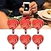 Nurnesy 50PCS Heart Balloons, Red Heart Shaped Balloons for Wedding Baby Shower Anniversary Backdrop Valentine Party Decorations