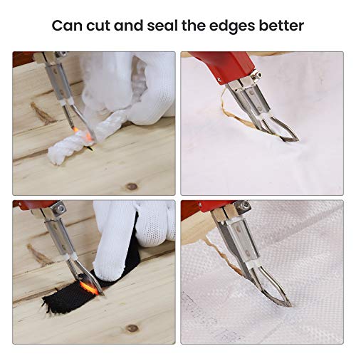 Anbull 100W Rope Cutter Fabric Cutter, Pro Electric Hot Knife Heat Sealer with Adjustable Power, Cutting Tool Kit- with Blades & Accessories (110V/100W) - image 9