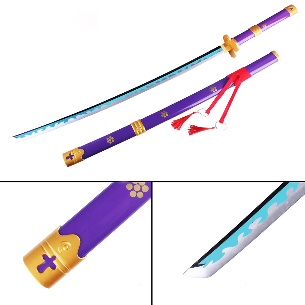 One Piece Spada Per Roronoa Zoro Cosplay, Anime Giapponese Di Bambù Puntelli Della Pala, Katana Samurai Lama Giocattolo Modello