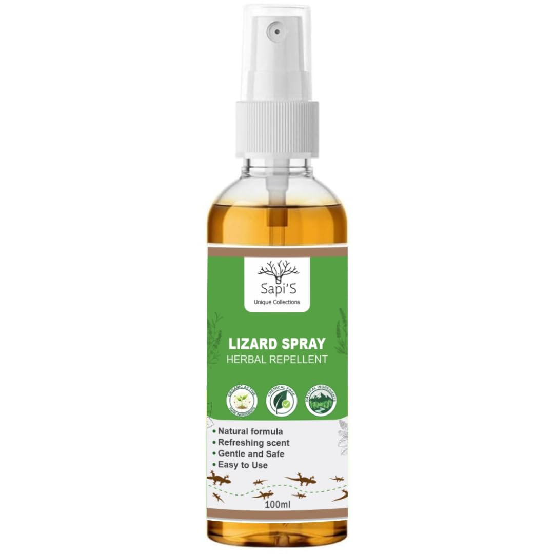 Sapi’s Advanced Herbal Lizard Repellent Spray 100ml | Natural Anti Lizard Control for Home | Plant-Based Safe Formula, Long-Lasting Protection, Fine Mist Spray, Fresh Fragrance | Indoor Outdoor Use (Pack of 1)-image-13