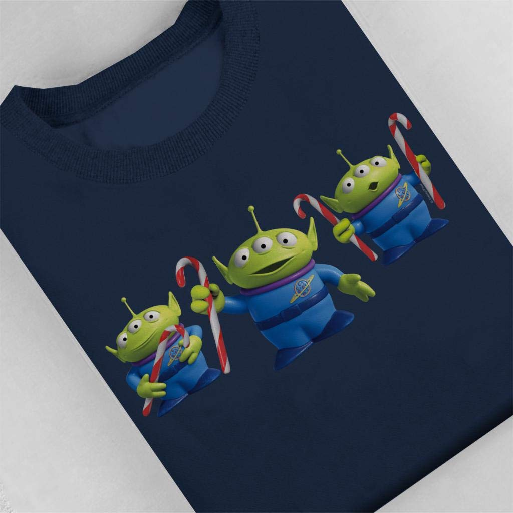 Disney Toy Story Świąteczna bluza damska z kosmitami, granatowy, L