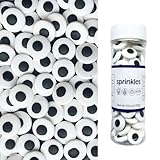 Halloween Weraru Big Candy Eyeballs Eye Ball Sweets Cake Cupcake Toppers Cookie Dessert Sprinkles Decorations for Birthday Party Supplies 4.2Ounce