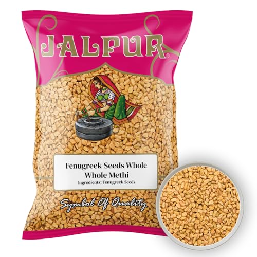 Jalpur - Split Fenugreek Seeds - Split Fenugreek Seed Whole - Methi Seeds -Fenugreek Split Seed - 375G