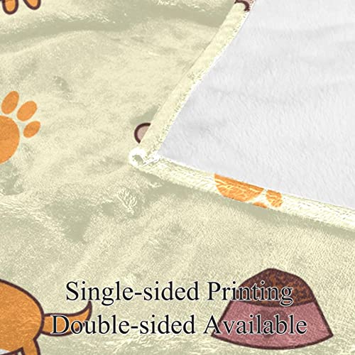 Jeté de lit polaire corgi couverture peluche canapé douce 01 - 4