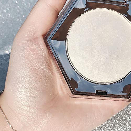 Face Highlighter Palette Kit, Metallic Highlighter Powder, Highlighter Makeup Palette Long Lasting Face Illuminator Highlighter Concealer Palette With Brush #TOP3