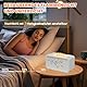 WRQIOO White Noise Machine, Schlafmusik Erwachsene mit Nachtlicht, Naturgeräusche Box mit 8 Naturgeräusche, Sleep Sound Machine, White Noise Night Light, Soundbox Naturgeräusche