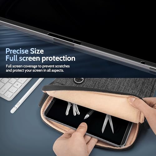 Image of Peslv 4-Way Magnetic Privacy Screen for iPad Air 6th 13 Inch 2024,360 Removable Anti Blue Light Glare Spy Private Filter, High Sensitive Bubble-Free Easy Install Black Security Screen Protector