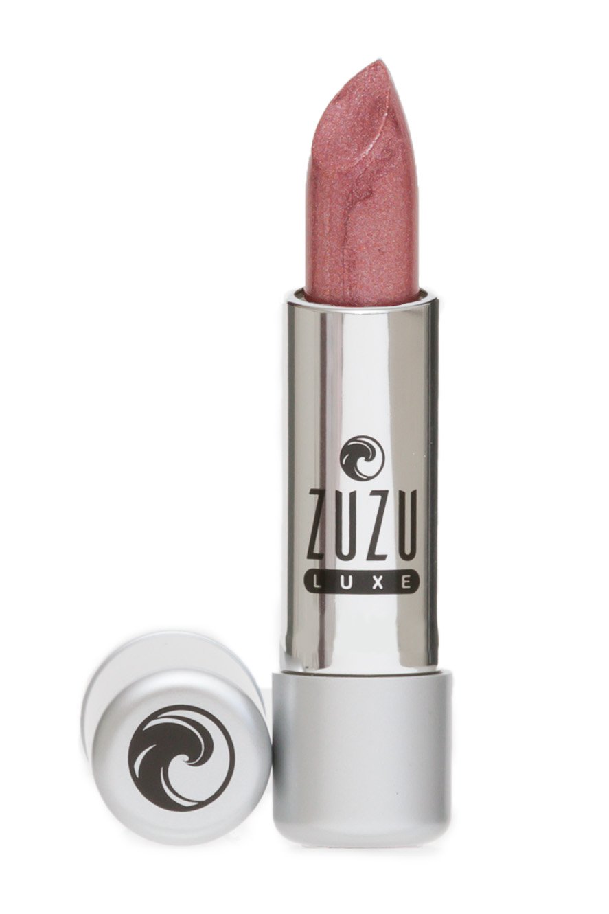 Zuzu Luxe Lip Color Lipstick (Icon - Pinkish Purple/Cool Pearl), Natural Lipstick, Paraben Free, Vegan, Gluten-free, Cruelty-free, Non GMO, 0.13 oz - Image 2