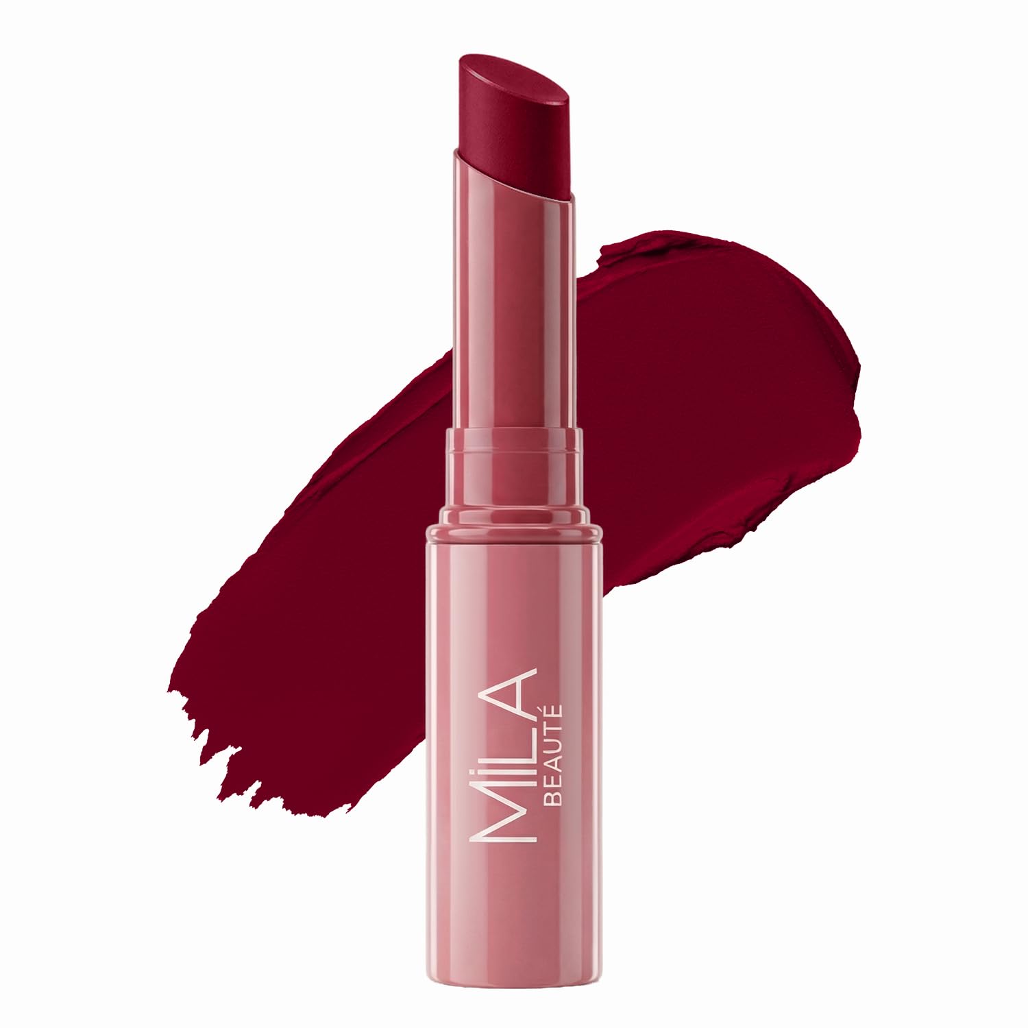 Mila Beauté Ultra Rich Transfer Proof Lipstick | Enriched With Aloe Vera & Grape Seed Extract | Velvety Texture & Lightweight | Smudge Proof & Highly Pigmented - Red Carpet-image-34