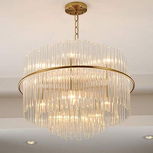 Lustre en cristal LED pour sublimer un salon sombre et illuminer jusqu'à 25 m²
