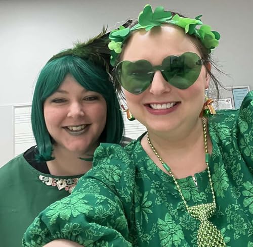 2 Pairs Sunglasses for Women Trendy, Valentines Day Glasses for Kids Party Bulk3