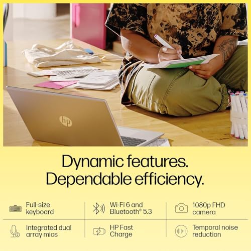 Image of HP 15 (2025), AMD Ryzen 3 7320U Quad Core - (16 GB /512 GB SSD /AMD Radeon Graphics /Windows 11 Home) Thin and Light Business Laptop /15.6 inch FHD Display /Turbo Silver /1.5 kg /MS Office 2021