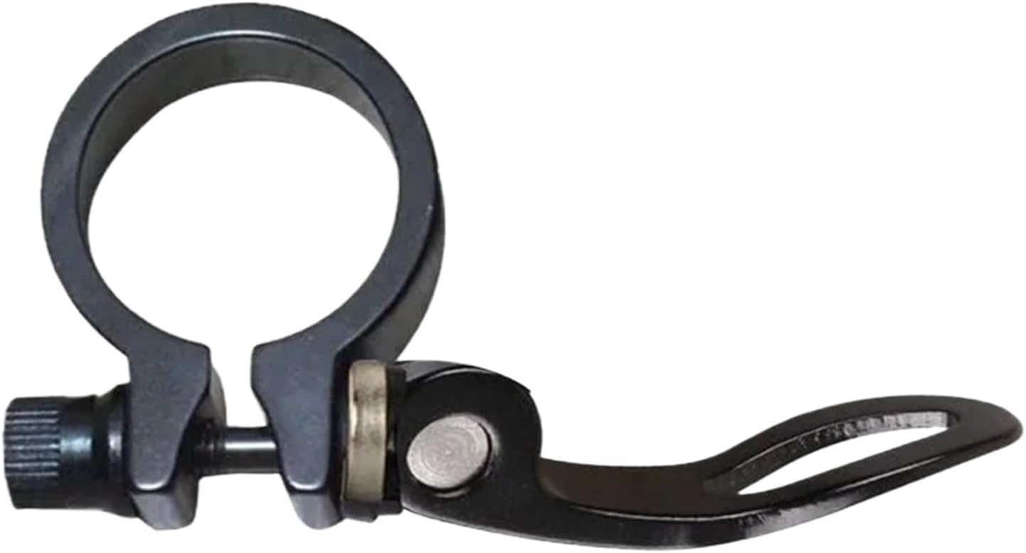 Bike Seat Post Clamp 25.4/28.6/31.8/34.9mm Bicycle Seatposts Clamps Mountain Bike Seat Posts Clamp Quick Release Aluminum Alloy(25.4mm gold)