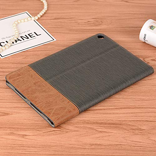 Galaxy Tab A 10.1 Case 2019, TechCode Premium PU Leather Flip Wallet Stand Cover with Slots Shell Folio Multi-Angle View Protective Case for Samsung Galaxy Tab A 10.1 SM-T510/T515 (SZW-Light Blue) - Thumbnail 7