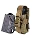 OneTigris MOLLE Flashlight Holster 1000D Cordura for Fenix FD40/TK16/TK22 NITECORE MH27/CR6/TM03 (Tan)