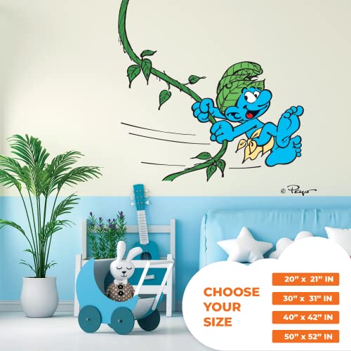 Vinilo decorativo The Smurfs para habitación infantil 50x53 cm miniatura 5