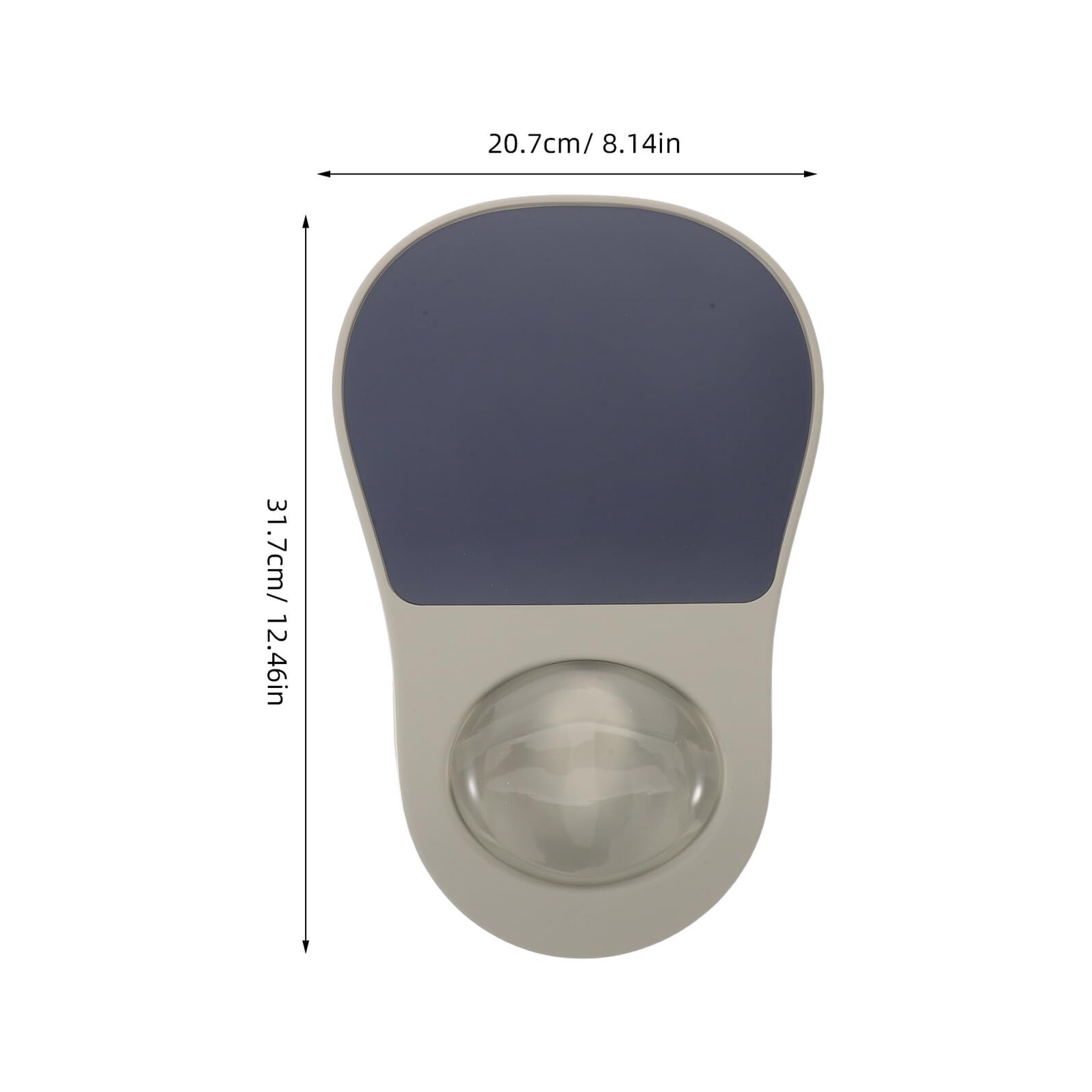 Tiefblaue Silikon Handgelenkauflage Mauspad mit Ergonomischer Handgelenkstütze für Computerarbeit und Bürogebrauch