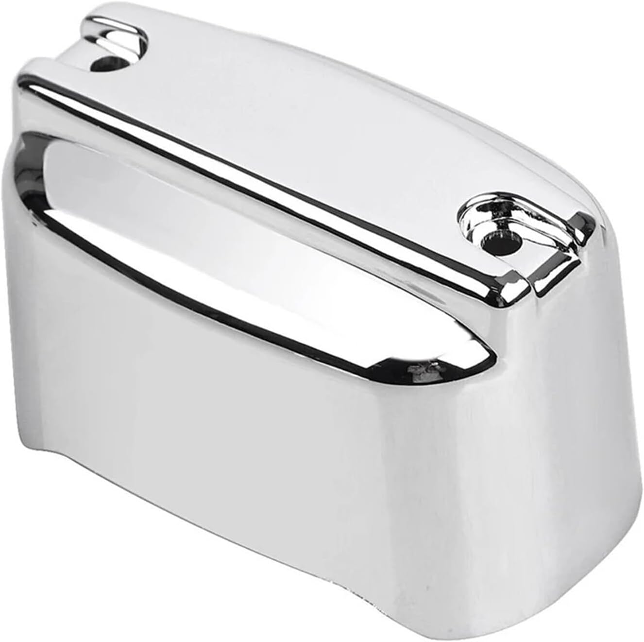 1 Piece Rear Brake Master Cylinder Cover Chrome Silver ABS Touring Electra Glide 99-2007