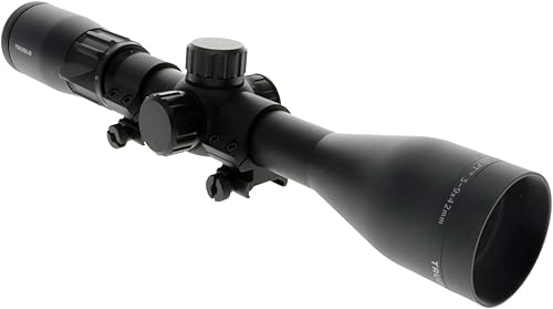 TRUGLO Intercept Tactical Hunting Shooting Durable Waterproof Fogproof Scratch-Resistant 1" Tube Illuminated Reticle Riflescope with Scope Cover