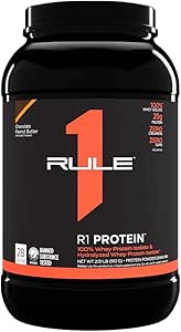 Amazon.com: Rule 1 R1 Protein, Chocolate Peanut Butter - 1.98 lbs ...