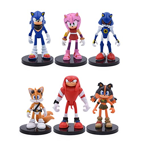AUGEN Sonic Set of 6 Action Figure Limited Edition for Car Dashboard, Decoration, Cake, Office Desk & Study Table (8cm)(Pack of 6) (B0BR453FZV) Amazon Price History, Amazon Price Tracker