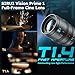 SIRUI VP-1 Vision Prime 1 T1.4 Full Frame Cine Lens Set, 24mm, 35mm, 50mm Manual Focus Cinema Lens with Pre-Installed E Mount, Interchangeable RF/Z/L Mounts (Metal Gray)