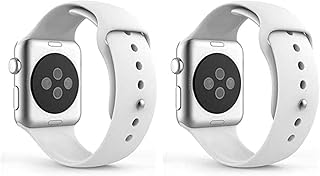 Generic Silicone Band Strap for for Apple Watch iWatch 44mm, White
