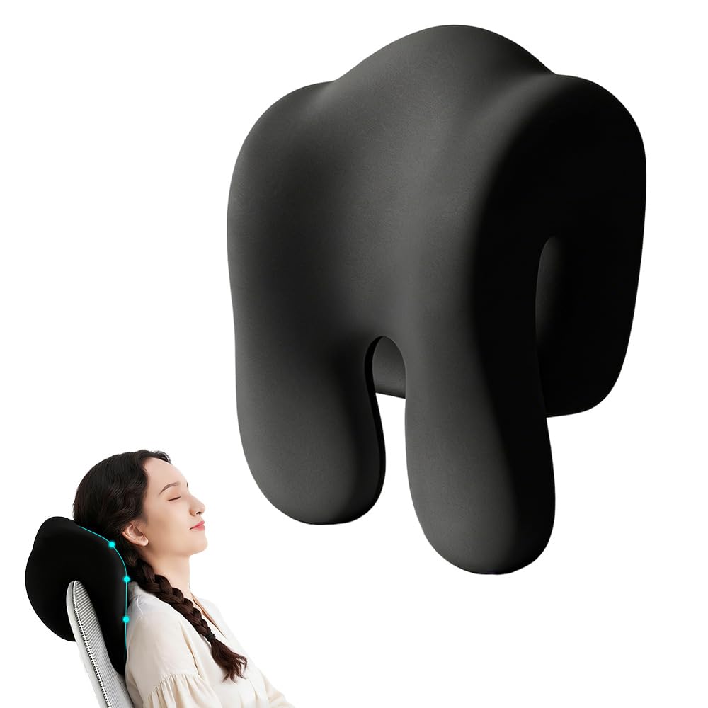 podpórka na głowę do krzesła biurowego, poduszka na kark do krzesła biurowego, podpora na kark do fotela, ergonomiczna poduszka podtrzymująca kark z pianką Memory Foam do krzesła biurowego