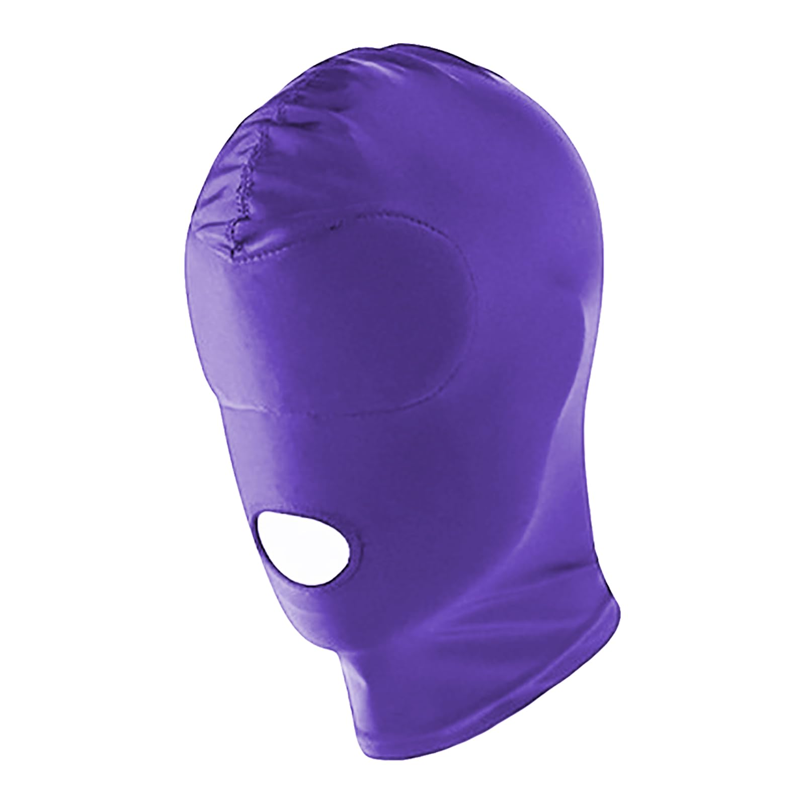 Full Cover Hood Mask Elastic Breathable Head Mask Sexy Balaclava Opened Mouth Show Eyes Face Cover Hood Unisex Headgear for Adult Couple Game Halloween Cosplay Costume Carnival Night Club Role Playing