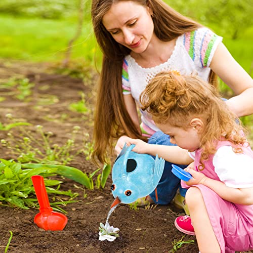 Metal Bird Watering Can Indoor/Outdoor Plants, Farmhouse Bird Cute Watering Pot Decor, Kids Novelty Decorative Garden Watering Kettle Planter For Plants Succulent Flowers 0.5 Gallon #TOP2