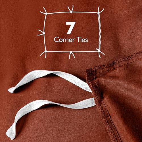 Utopia Bedding Duvet Cover Queen Size - 3 Piece with Zipper Closure - 1 Comforter Cover 90X90 Inches & 2 Pillow Shams 20X26 Inches (Orange) Comforter Not Included