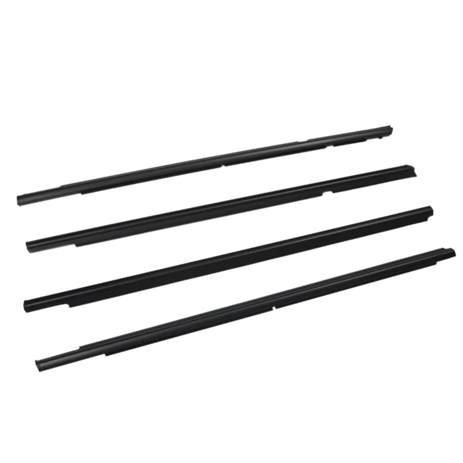 Automotive Window Seals Compatible with Mitsubishi for Lancer 2.0L 2.4L 2008-2017 Car Window Rubber Weatherstrip Seal Door Moulding Trim 5727A005 5727A006