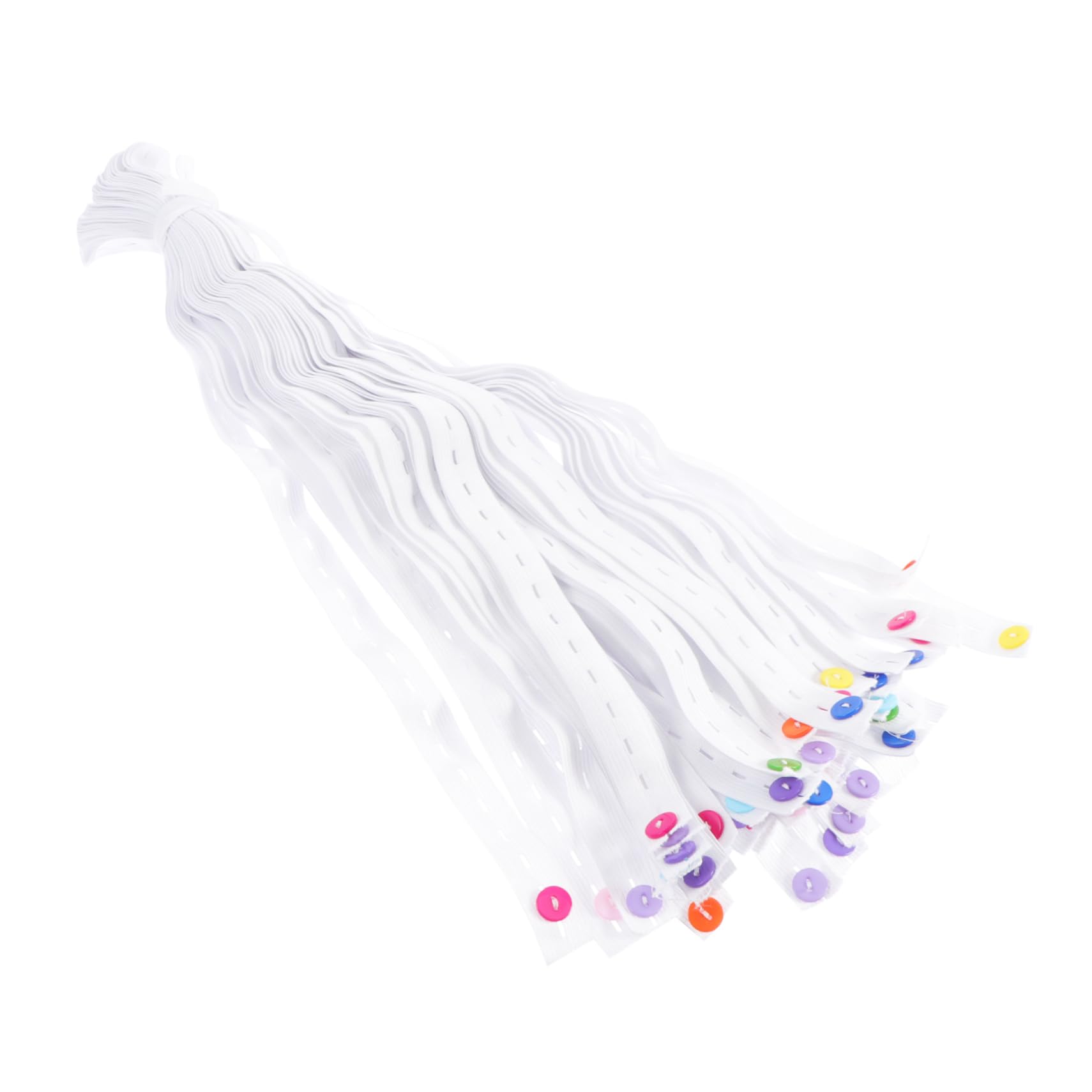 Toddmomy Cloth Diaper Fastener 50pcs Baby Diaper Belt Nappy Belt for Newborn Baby Elastic Comfortable