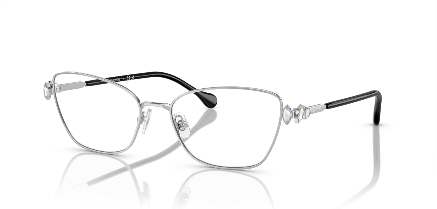Swarovski womens Sk1006 Square Prescription Eyewear Frames