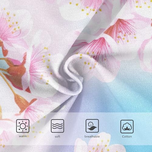 Cherry Blossoms Pastel Little Girl Panties Toddler Girls Underwear Cotton Animals Kids Undies Briefs 2t3